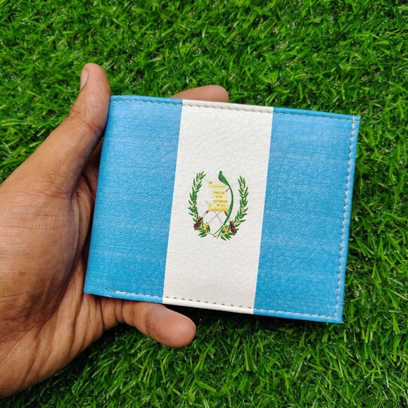 Men Guatemala Printed Leather Wallet - Picture 1 of 6